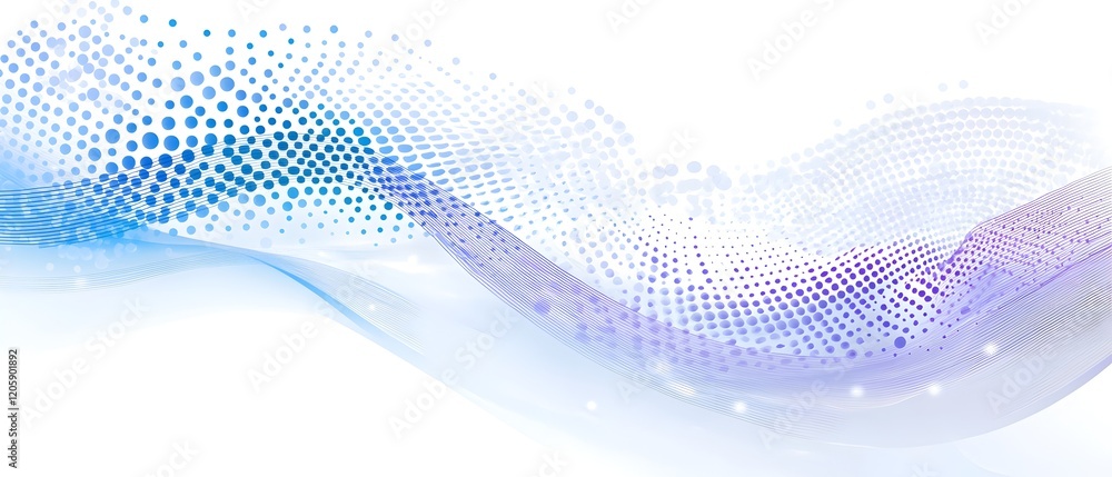 Aufkleber a colorful pattern of dots on a white background