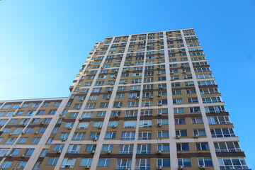 Fototapeta premium modern office building with sky