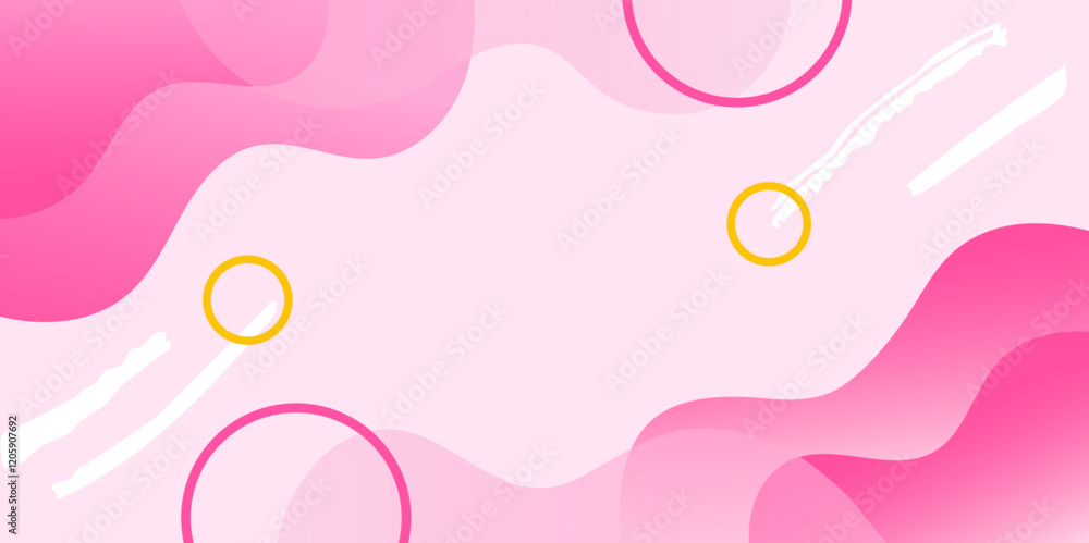 Poster modern abstract pastel background with curve and geometric texture background