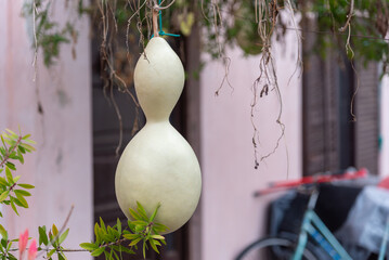 Hanging calabash somewhere in Nin. Nin is a small town located near Zadar, dating back to roman times.
