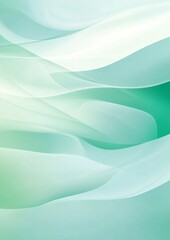 Obraz premium A peaceful abstract gradient background.featuring light greens and blues.evoking tranquility and calmness.ideal for mindfulness apps and relaxation content