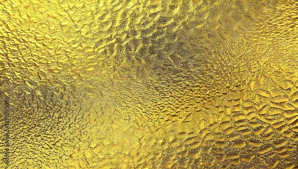 Poster stunning textured golden surface unique light reflection patterns