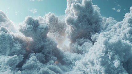 Majestic Cumulus Cloudscape A Breathtaking Aerial View
