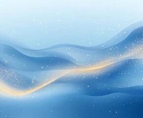 Elegant skyblue backdrop with golden sparkles and soft flowing waves, perfect for wallpaper, background designs, and serene visual themes.







