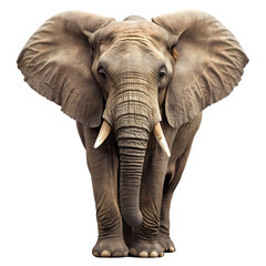 elephant isolated on white backgeound