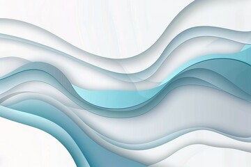 Obraz premium A blue and white wave with a white background
