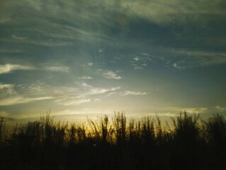Cielo de atardecer