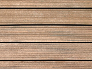 Close up of natural wood decking with grouts, suitable for outdoor pool deck. Wooden deck seamless...