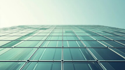 Obraz premium Modern Glass Facade Building Exterior Design