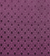 Close up of purple wall paper in dots pattern and hexagonal geometric line pattern. Seamless...