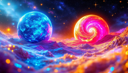 planet in space