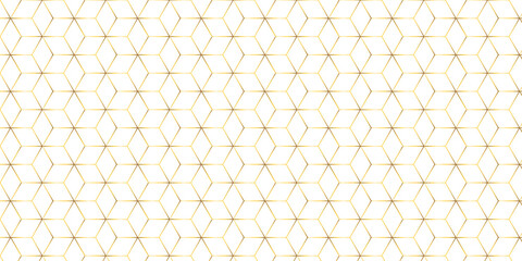 Seamless pattern with hexagon square cube geometric pattern shapes grid metal element texture...