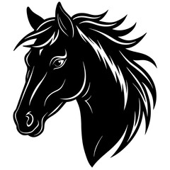 horse head vector