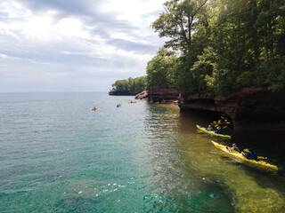 Kayaking at Apostle Islands National Lakeshore
