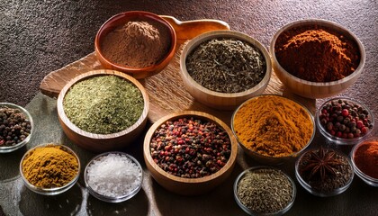 grounds and spices, AI generated