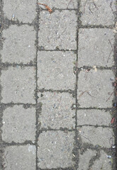 Obraz premium Old, worn-out, dirty, and cracked concrete pavement with visible imperfections and weathered textures, perfect for creating realistic textures in 3D graphics, games, and design projects, generative AI