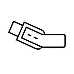 belt icon, belt line art - simple line art of belt, perfect for belt logos and icons