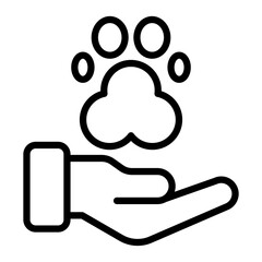 Wildlife Conservation Icon Line