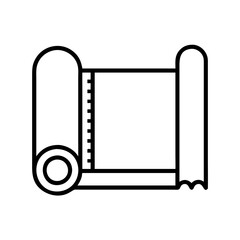 carpet icon, carpet line art - simple line art of carpet, perfect for carpet logos and icons