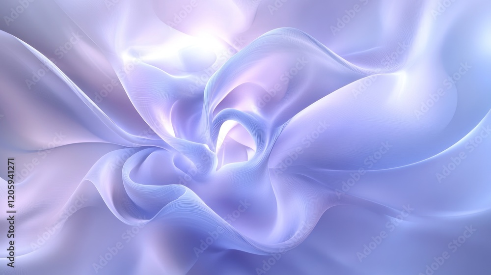 Poster abstract swirling paint texture with soft gradients creates a dreamy smooth flowing design with ligh
