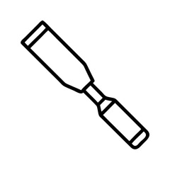 chisel icon, chisel line art - simple line art of chisel, perfect for chisel logos and icons