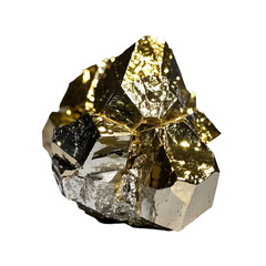 Pyrite crystal cluster