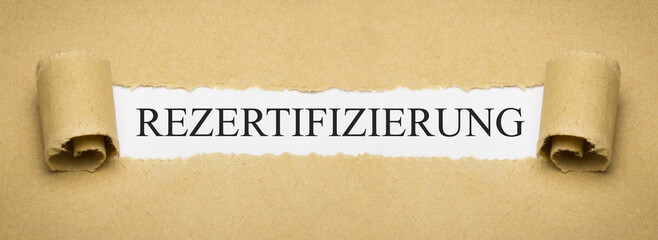 Rezertifizierung