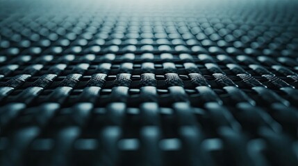 Fototapeta premium Dark Teal Woven Pattern Abstract Background