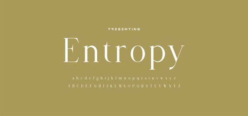 Luxury wedding alphabet letters font with tails. Typography elegant classic serif fonts and number decorative vintage retro concept for logo branding. vector illustration