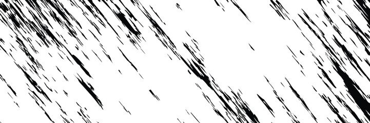 Monochrome texture composed of irregular graphic elements. Distressed uneven grunge background. Abstract vector illustration. Overlay for interesting effect and depth.