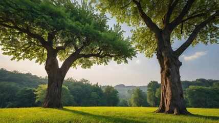 Obraz premium Natural Beautiful Tree Scenery