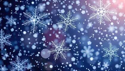 fSnowflakes, festive, falling, winter, Christmas, a flurry of snowflakes shining and displaying falling snow crystaluu