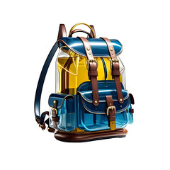 Stylish backpack retro design luxury travel bag