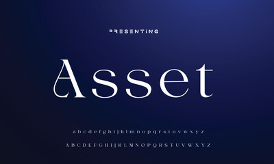 Luxury wedding alphabet letters font with tails. Typography elegant classic serif fonts and number decorative vintage retro concept for logo branding. vector illustration