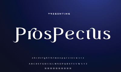 Luxury wedding alphabet letters font with tails. Typography elegant classic serif fonts and number decorative vintage retro concept for logo branding. vector illustration