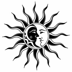 Propose Day vector silhouette black design white background