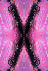Kaleidoscopic Abstract Art with Vibrant Multicolor Patterns and Intricate Swirl Designs