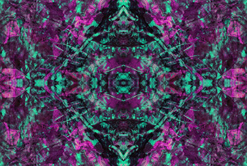 Kaleidoscopic Abstract Art with Vibrant Multicolor Patterns and Intricate Swirl Designs
