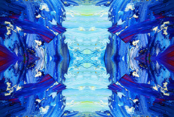Kaleidoscopic Abstract Art with Vibrant Multicolor Patterns and Intricate Swirl Designs