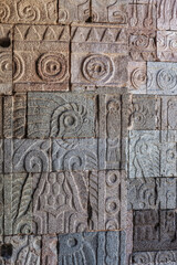 Ancient Aztec architectural details