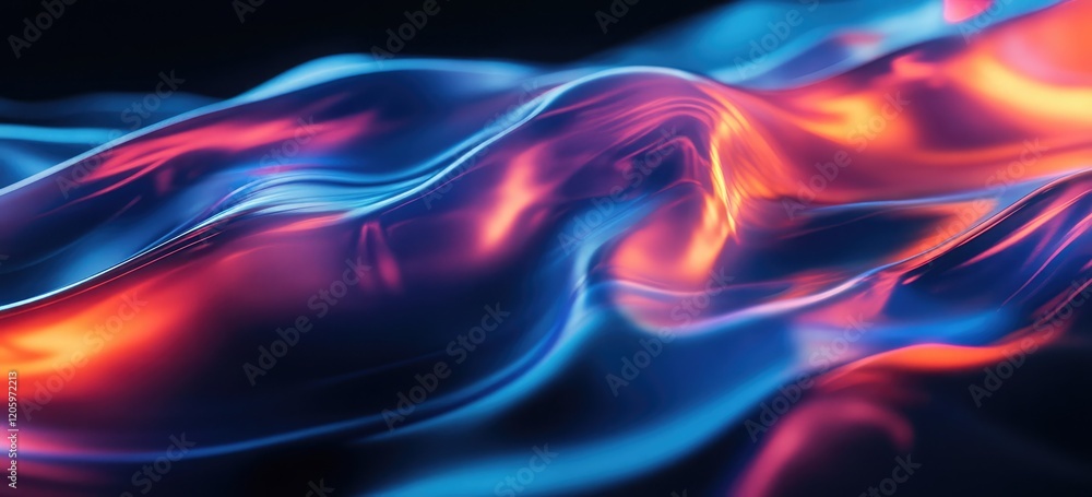 Aufkleber layered visual effects with sleek textures and dynamic lighting