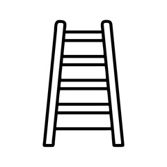 ladder icon, ladder line art - simple line art of ladder, perfect for ladder logos and icons