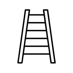 ladder icon, ladder line art - simple line art of ladder, perfect for ladder logos and icons