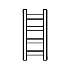 ladder icon, ladder line art - simple line art of ladder, perfect for ladder logos and icons
