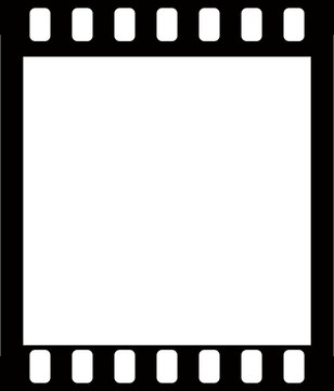 recommend clip art: Vintage camera photo frame vector, retro film style black border design for photography projects