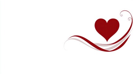 Minimalist Valentine's Day Card Design