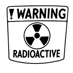 Obraz premium radiation hazard sign