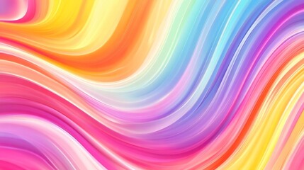 Obraz premium A playful abstract gradient background.featuring bright primary colors and dynamic shapes.evoking fun and excitement.ideal for party invitations