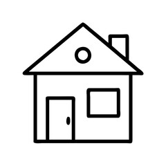 monopoly house icon, monopoly house line art - simple line art of monopoly house, perfect for monopoly house logos and icons