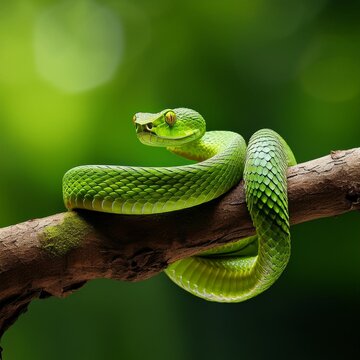 green tree python